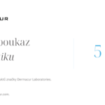 Dárkový poukaz na kosmetiku Dermacur Laboratories v hodnotě 5 000 Kč, platný pouze na e-shopu dermacur.com.